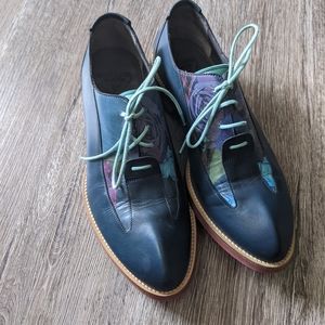 John Fleuvog Men's Sea Angel Wingtip Oxford Size 8